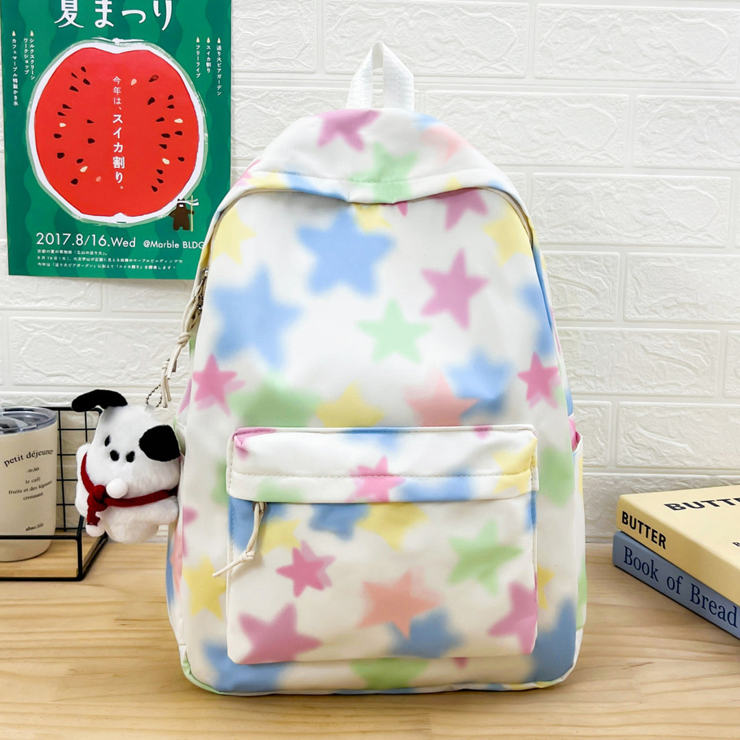 Fun Star Patterned Backpack