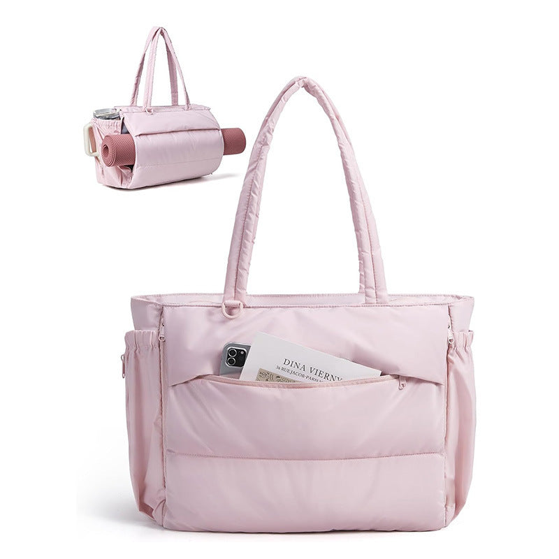 Versatile shopping bag with zip pockets Bowlift