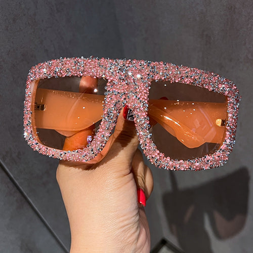 Ladies extravagant crystal sunglasses Bowlift
