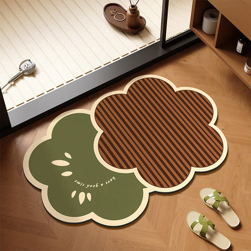Novelty Floral Area Mat