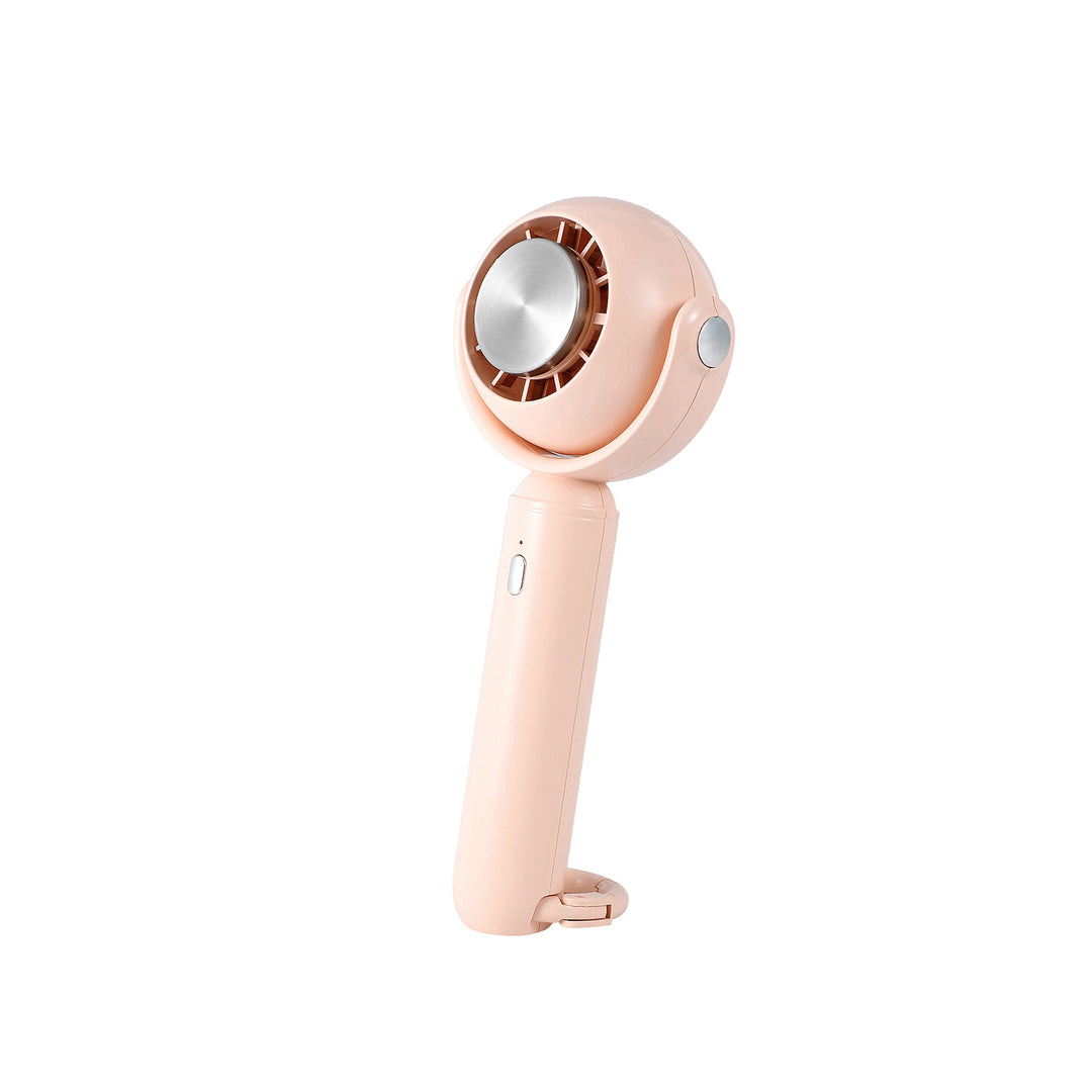 Ladies Portable Hand Fan with Flexible Tilt Adjustment Bowlift