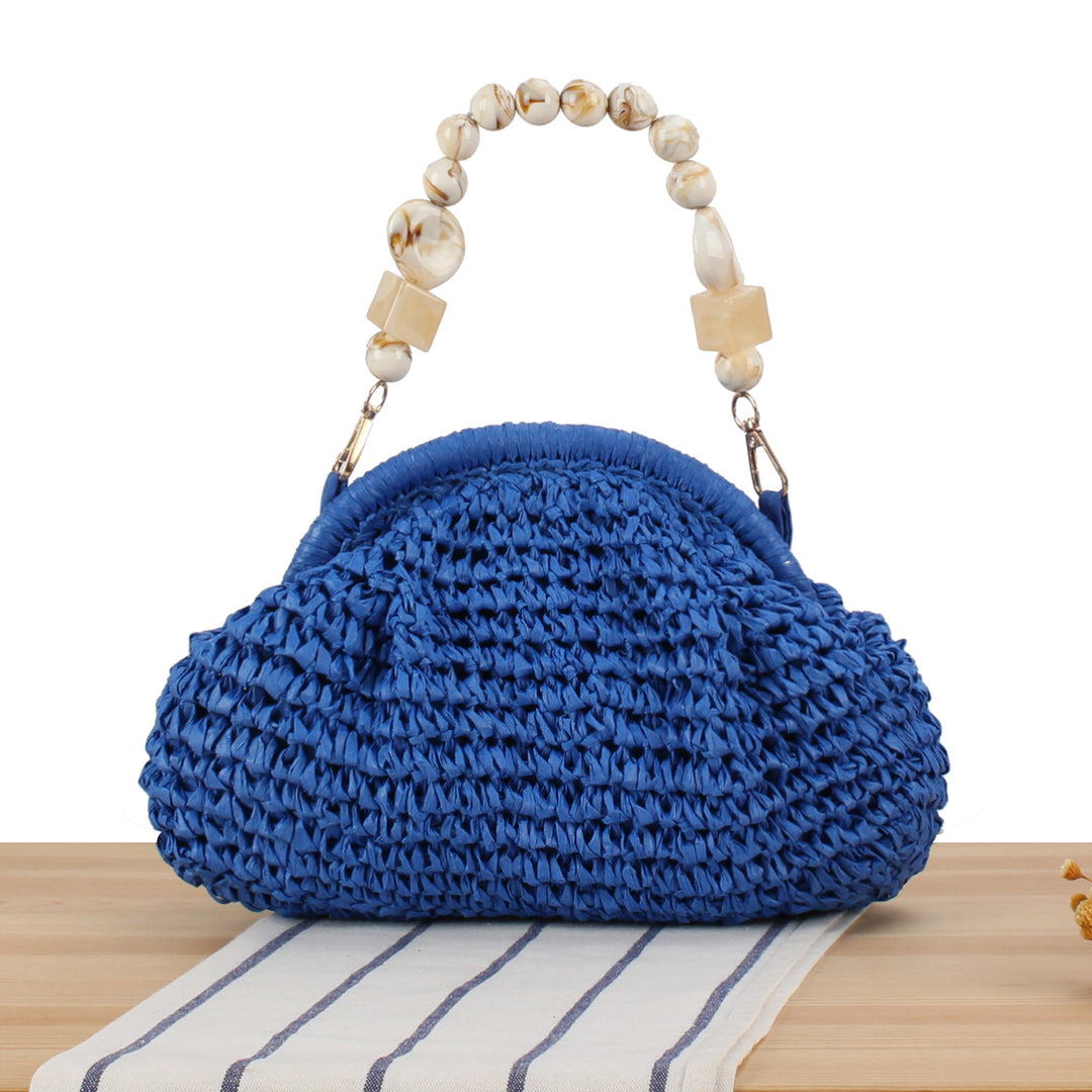 Handbag with innovative bead handle Bowlift