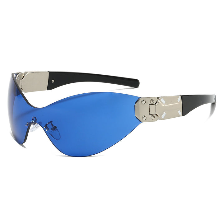 High-Performance Retro Shield Sunglasses Bowlift