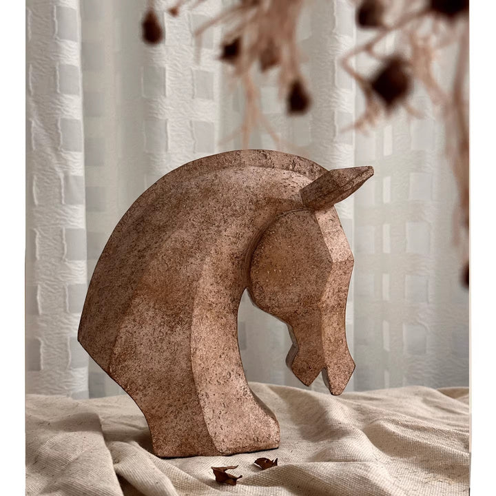 Artistic Elephant Sculpture with Child