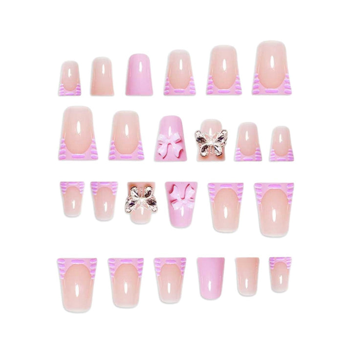 Decorative Butterfly-Inspired Nail Enhancements Bowlift