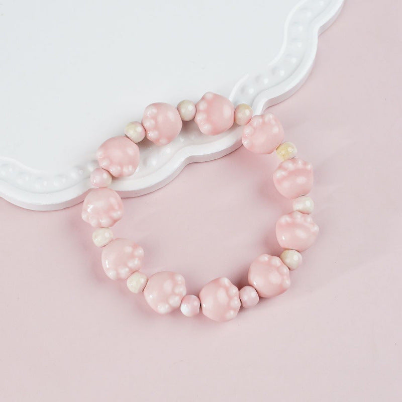 Heart-Shaped Beaded Bracelet Bowlift