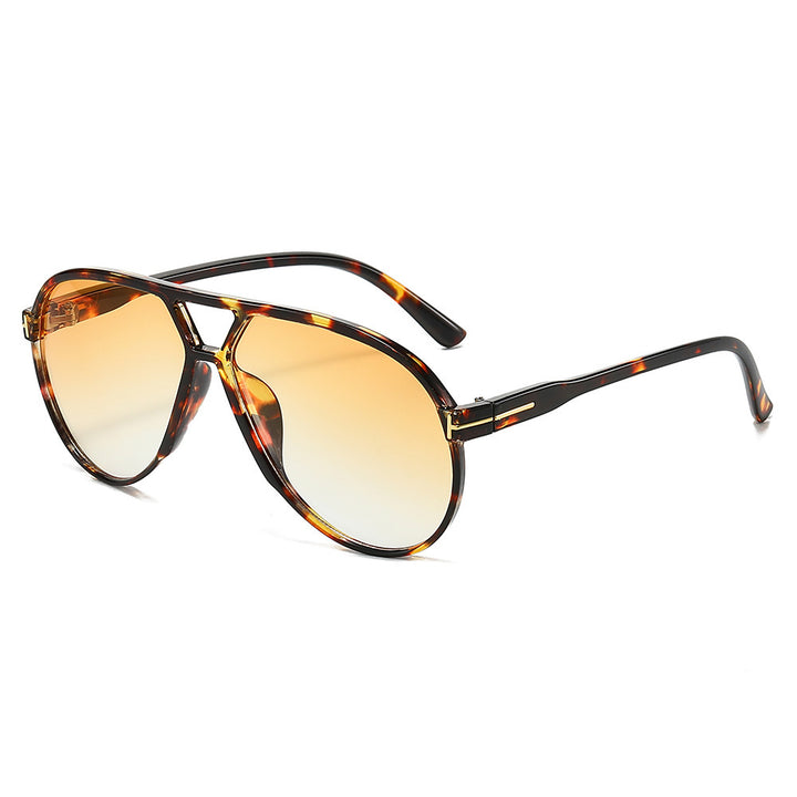 Stylish Aviator-Style Shield Sunglasses Bowlift