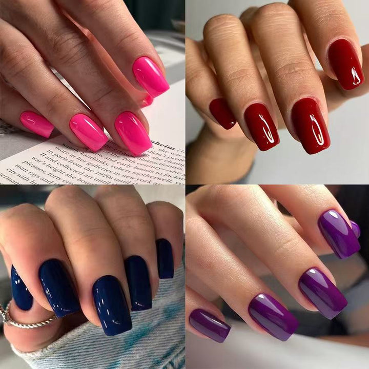 Long-Lasting Glossy Press-On Nails Bowlift