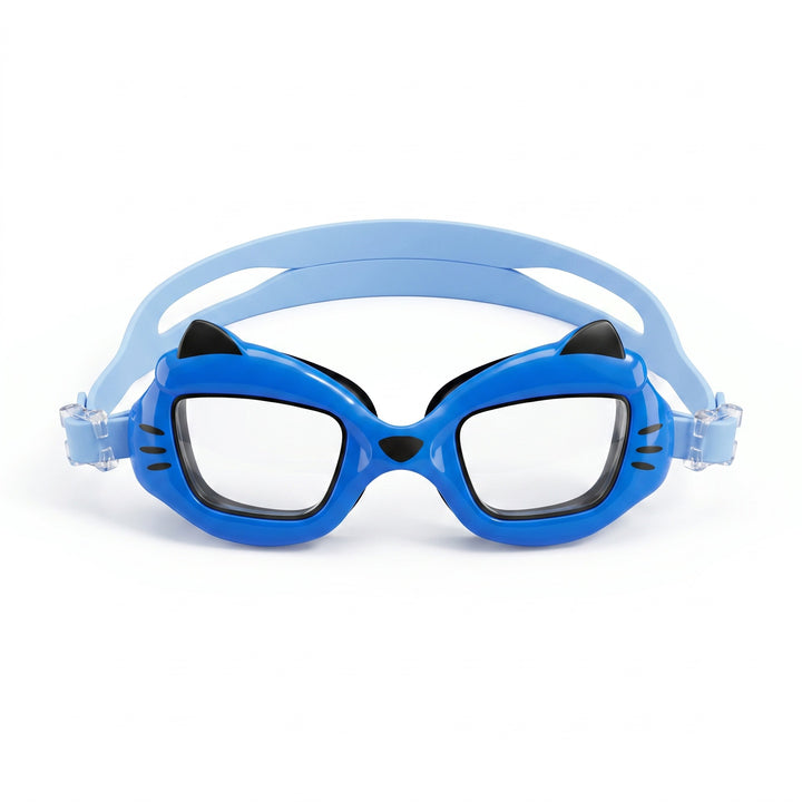 Swim goggles in a cute cat design with anti-fog technology Bowlift