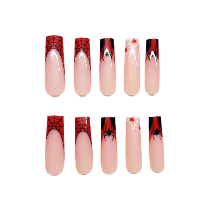 Themed Spider Web Nail Art Extensions Bowlift