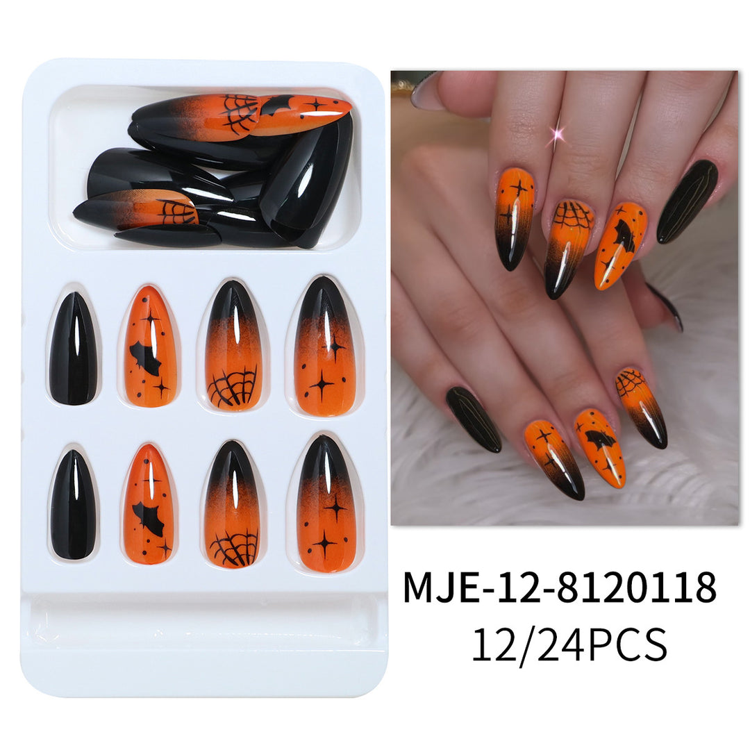 Artistic Abstract Press-On Nail Set Bowlift