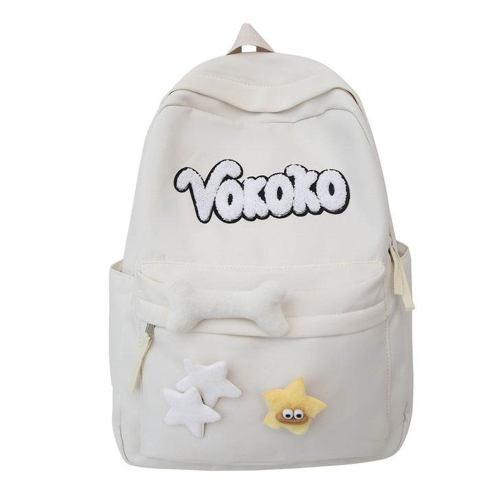 Animal-Themed Plush School Backpack Bowlift