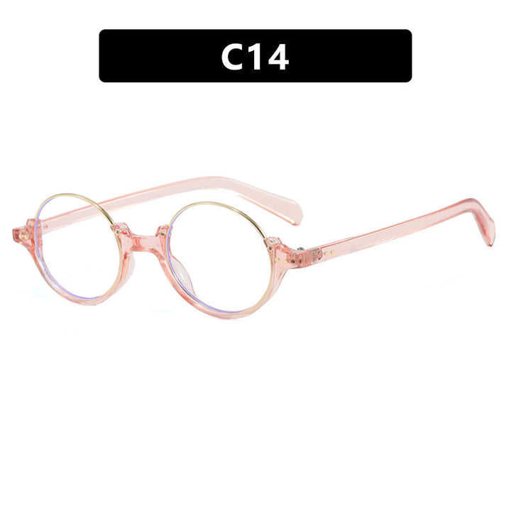 Women's round sunglasses with elegant plastic frame Bowlift