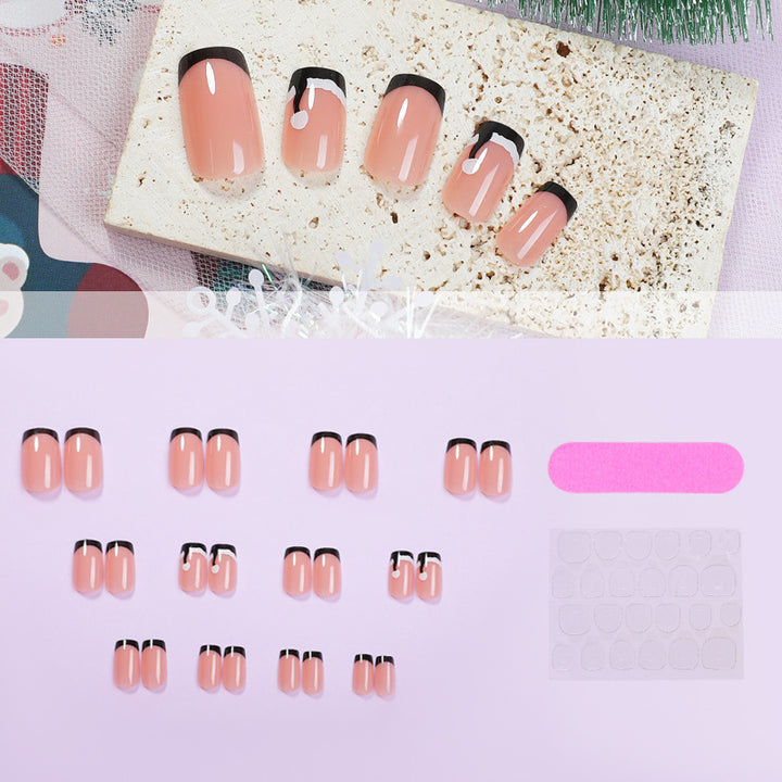 Acrylic Nail Kit with Elegant French Peeling Effect Bowlift