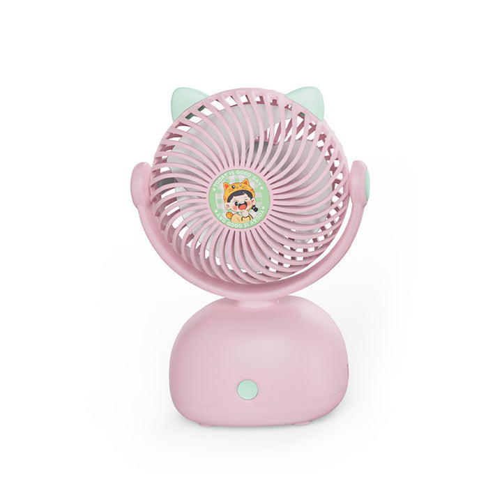 Unisex Portable Mini Fan with Cute Cat Design Bowlift