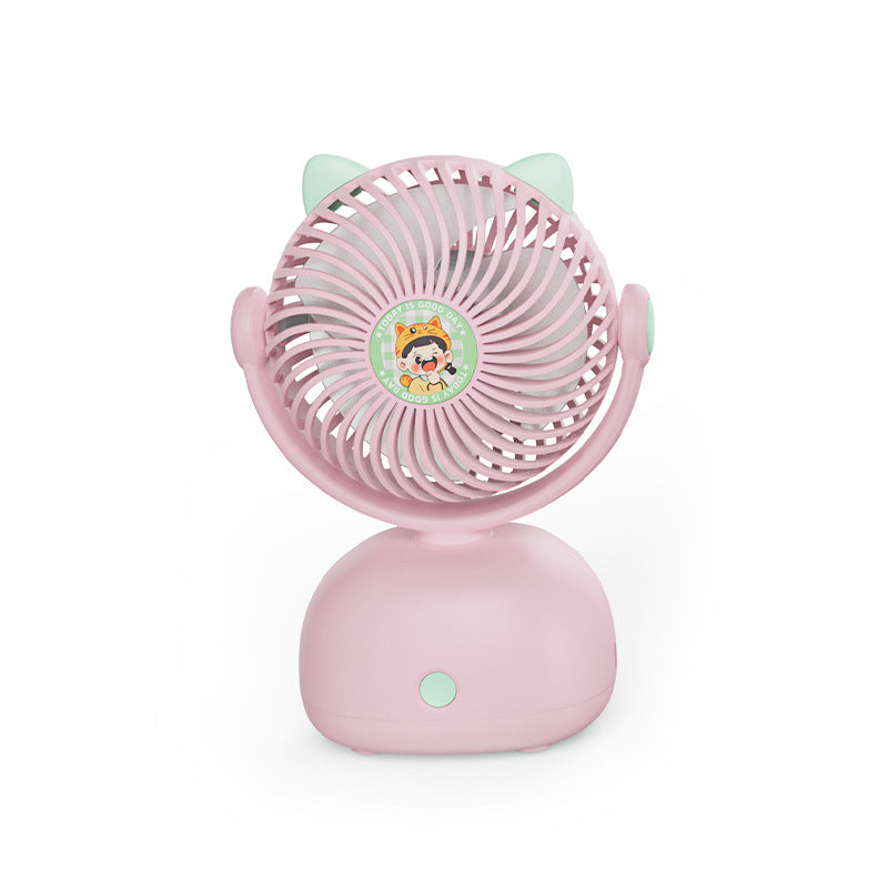 Cute Cat Ear USB Desk Fan Bowlift