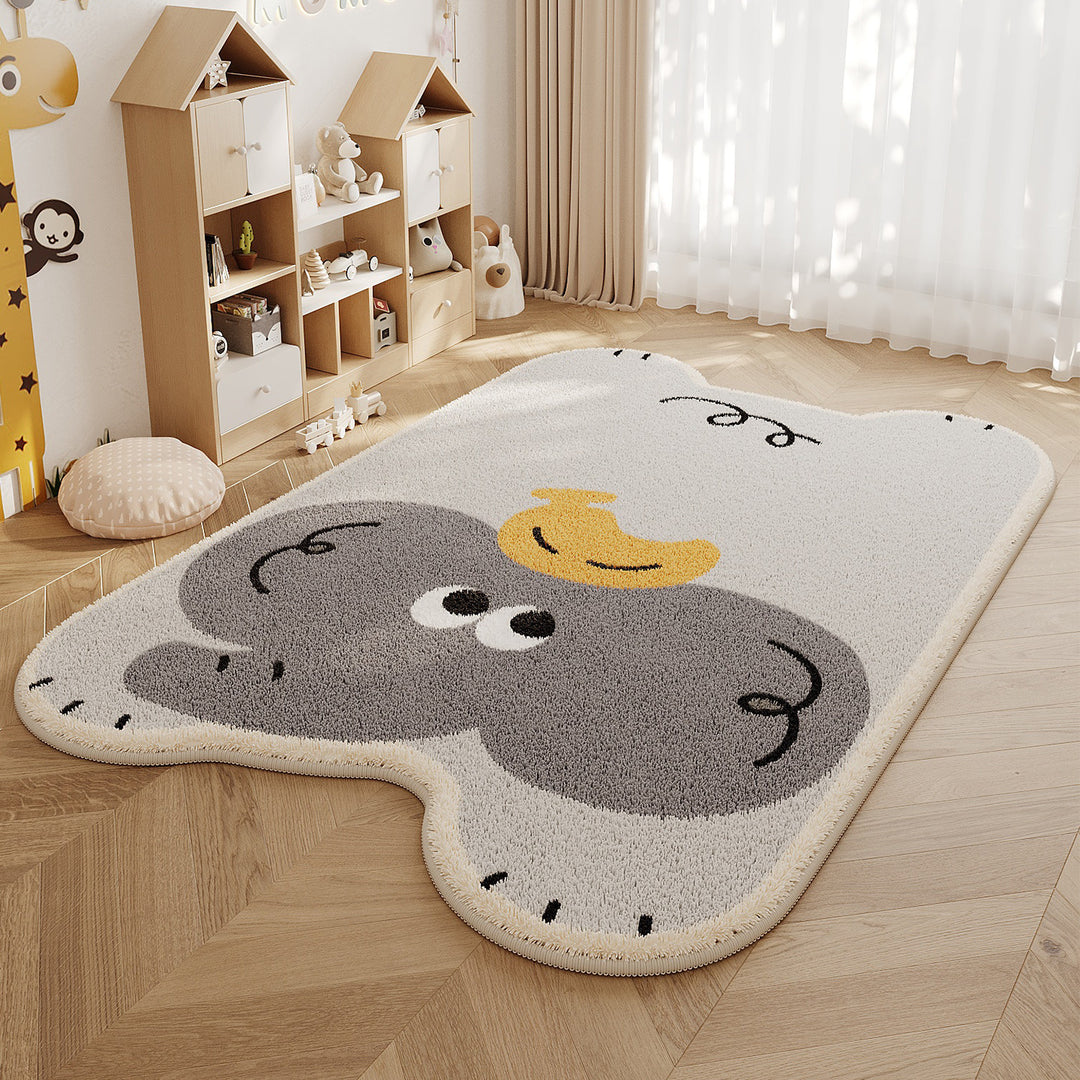 Plush Animal-Themed Area Rug