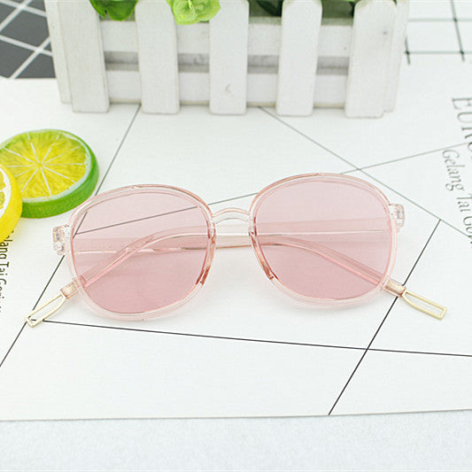 Ladies fashionable square sunglasses with transparent frame Bowlift