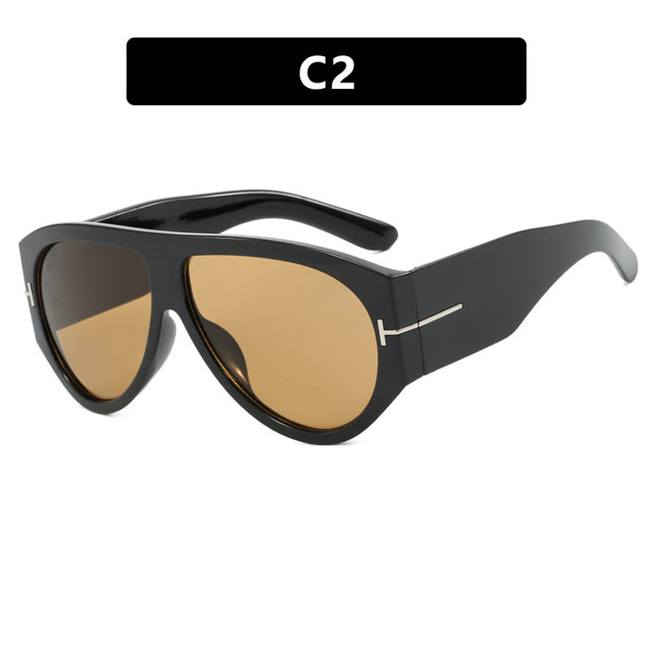 Women's fashionable oversized sunglasses in retro style Bowlift