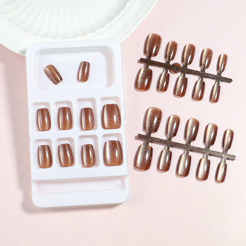 DIY Natural Press-On Nail Set Bowlift 1789805063