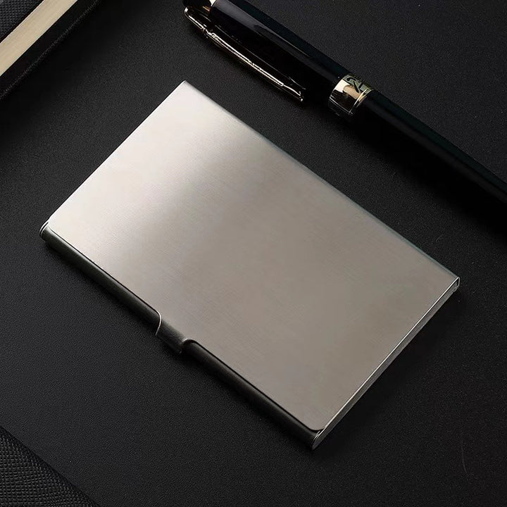 Elegant Stainless Steel Business Card Case