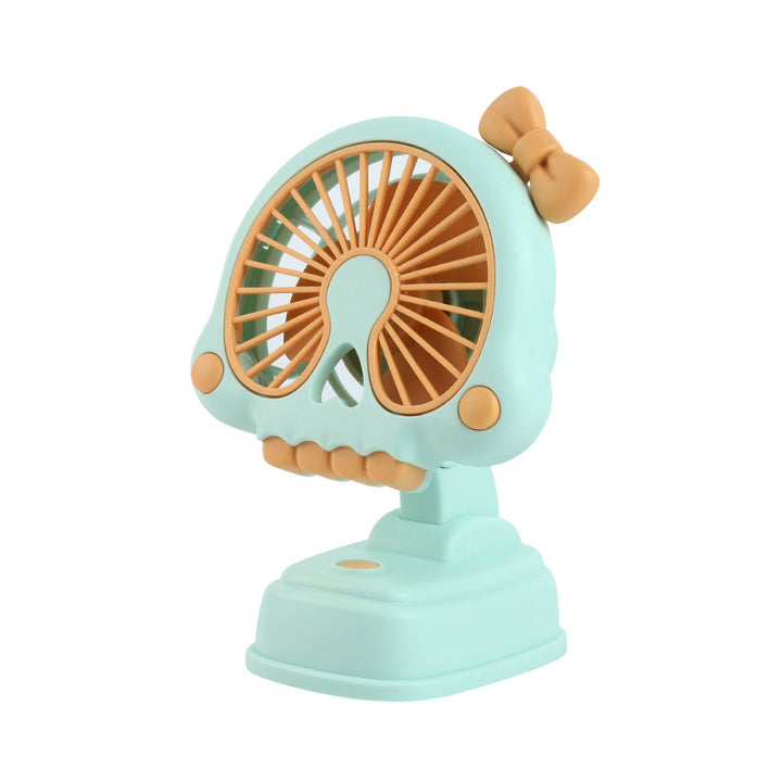 Cartoon Skull-Themed Desk Fan Bowlift