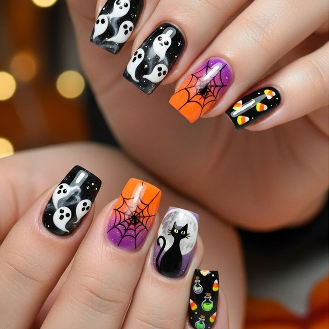 Halloween-Themed 3D Nail Art Extensions Bowlift 1789713237