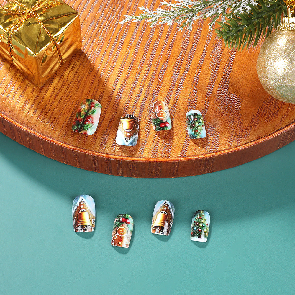 Christmas Art Nails Set Bowlift