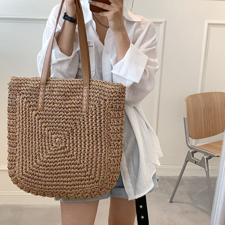 Handmade wicker tote bag Bowlift