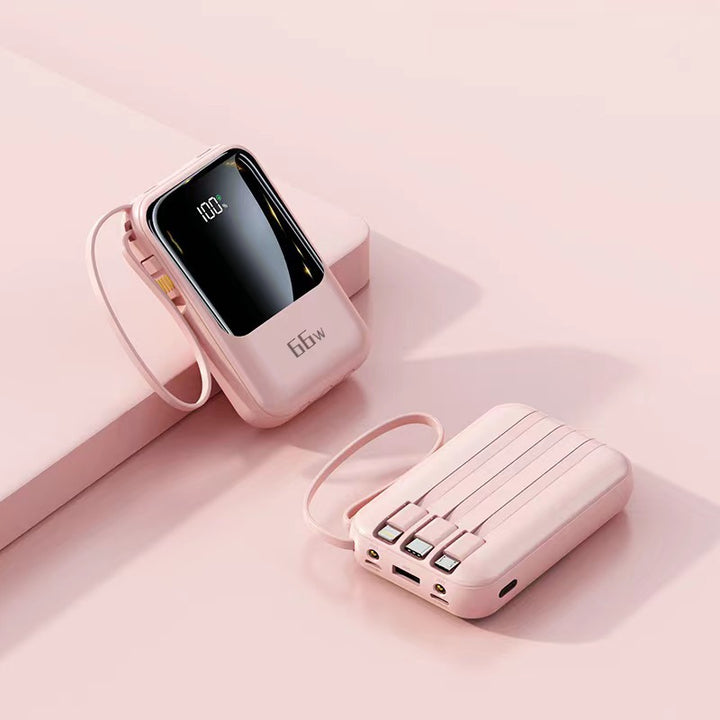 Multifunctional power bank with digital charging display Bowlift