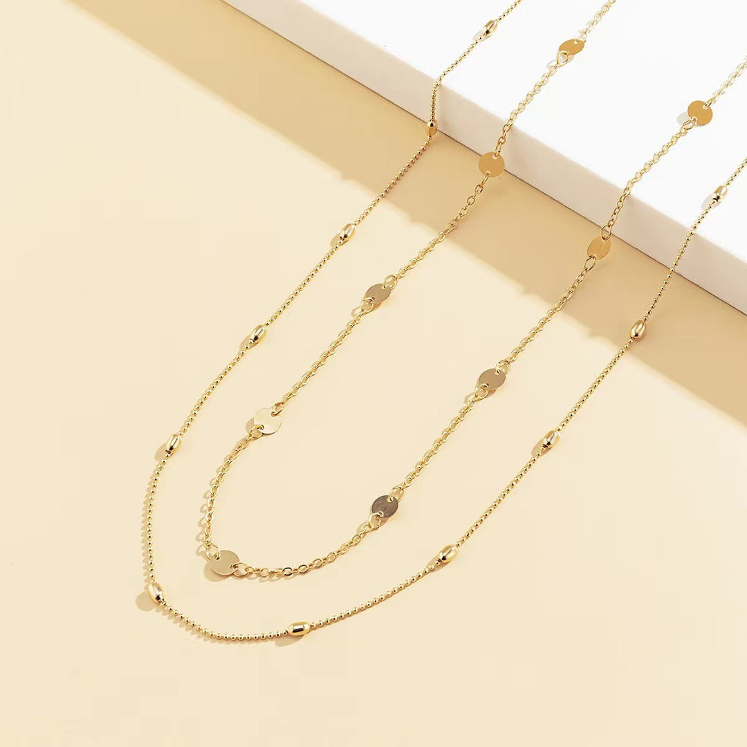 Layered Chain Necklace Bowlift