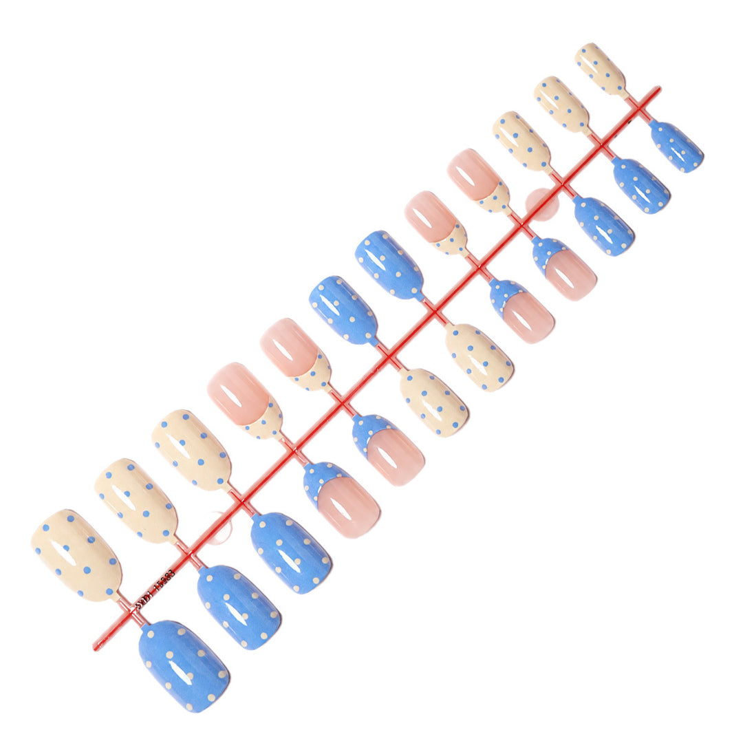 Fun Polka Dot Press-On Nail Set Bowlift