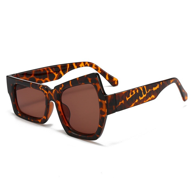 Bold Geometric Frame Sunglasses