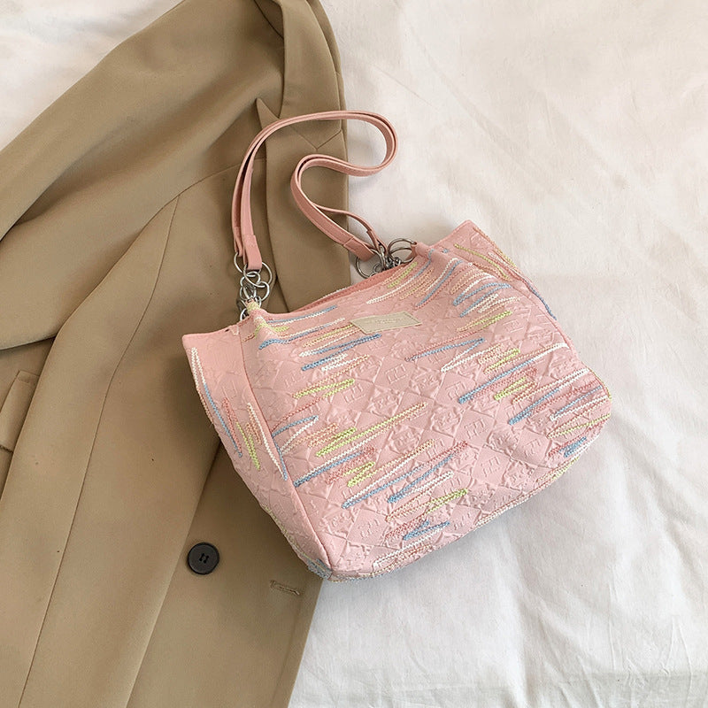WoColorful Embroidered Hobo Bag Bowlift