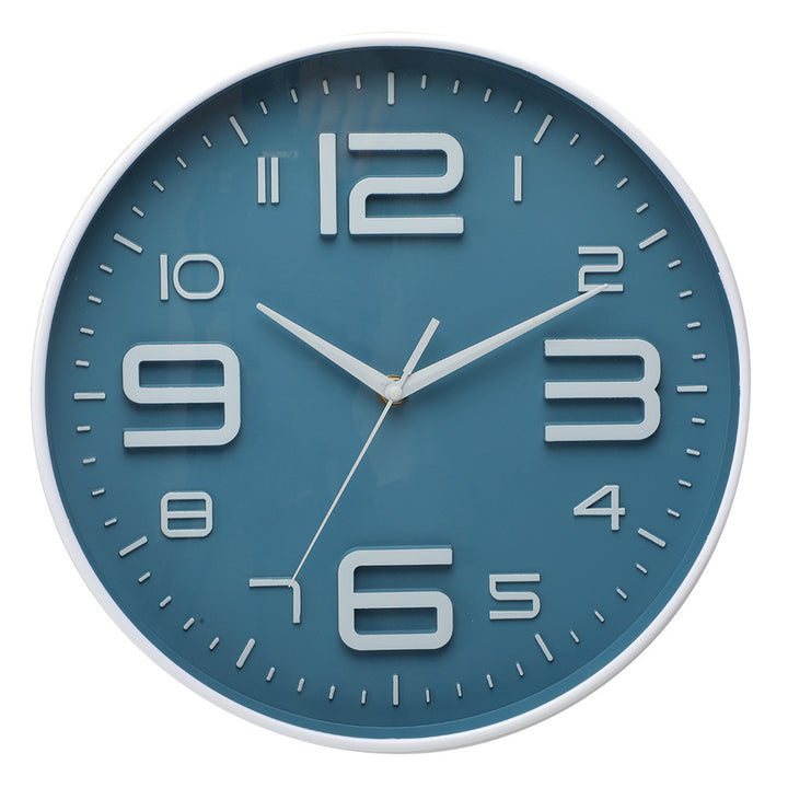 Wall clock with large dial and modern design Bowlift