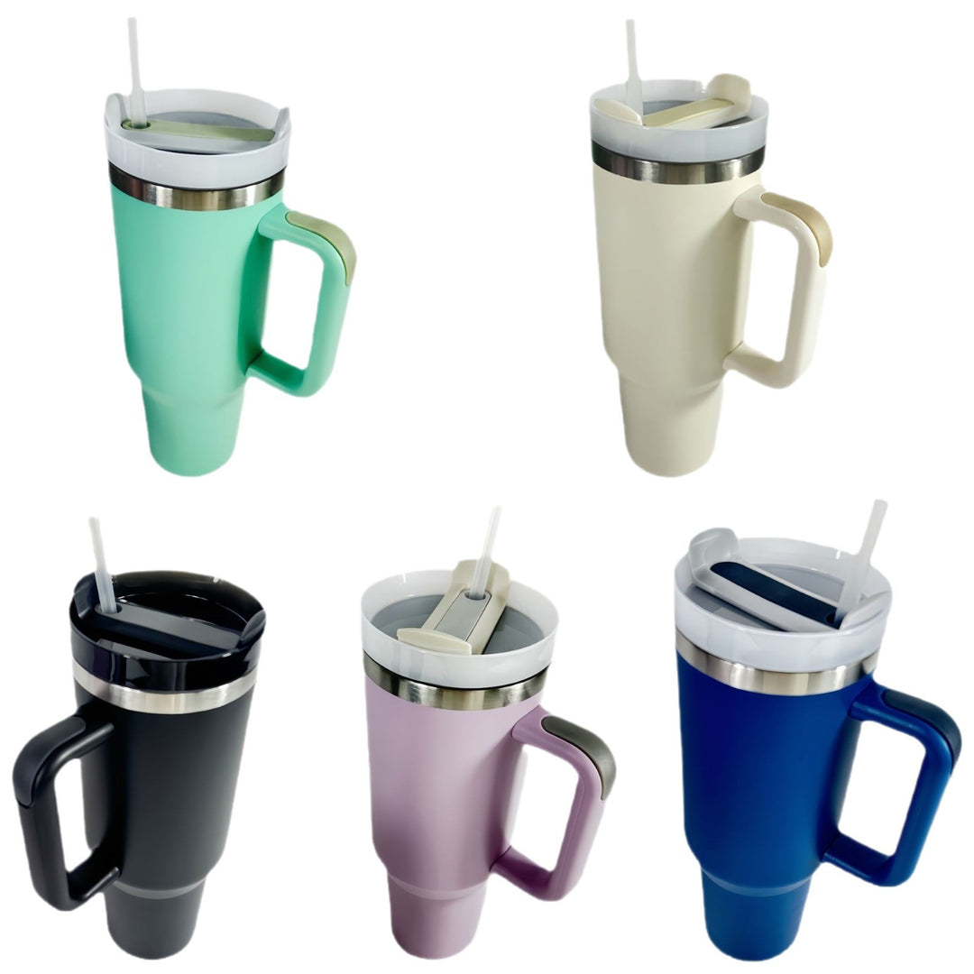Women's Insulated Drinking Cup with Practical Handle Bowlift