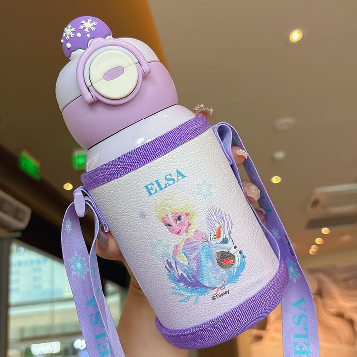 Insulated drinking bottle with integrated carrying system and unique design Bowlift