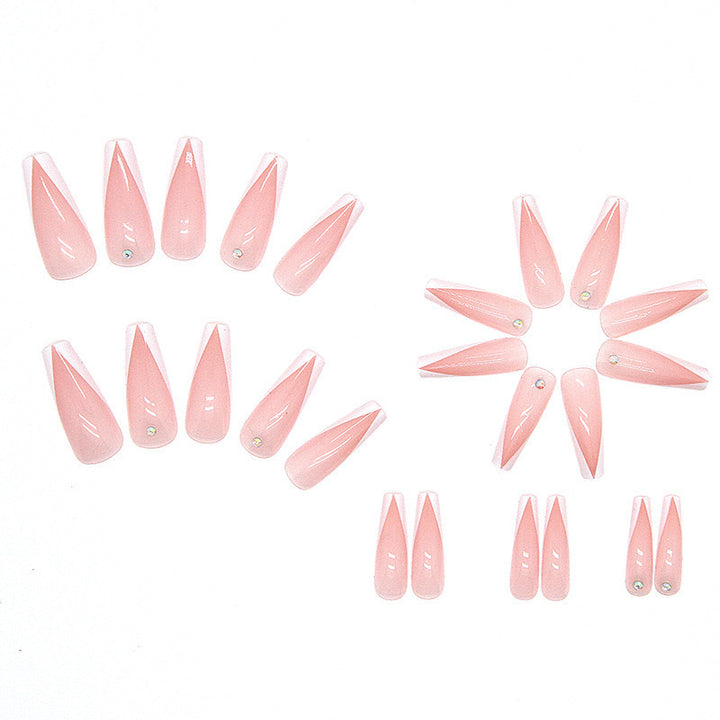 Artificial nail tips with elegant design Bowlift