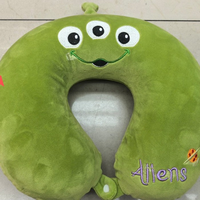 Women's Neck Pillow with Fun Alien Design Bowlift