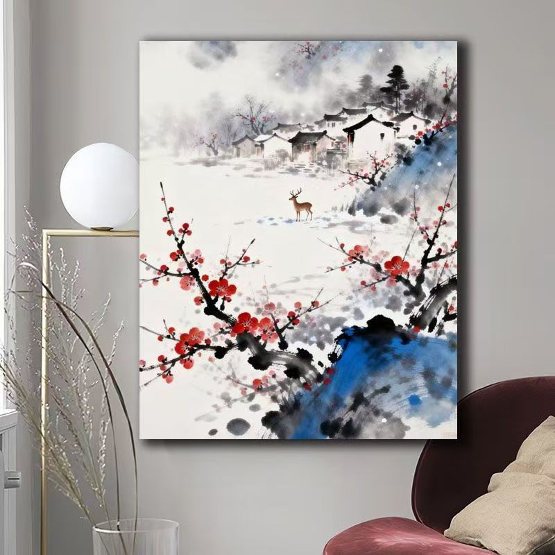 Nature Scene Watercolor Canvas Art Bowlift