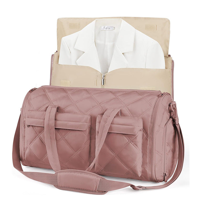 Elegant Travel Bag with Moisture Resistant Interior Compartment Bowlift