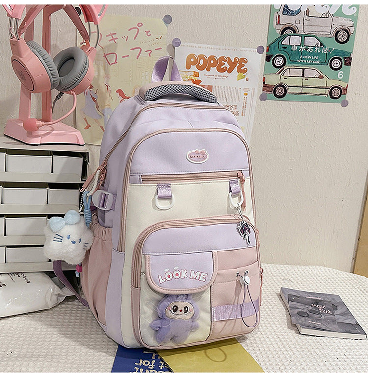Cute Plush Character Backpack Bowlift