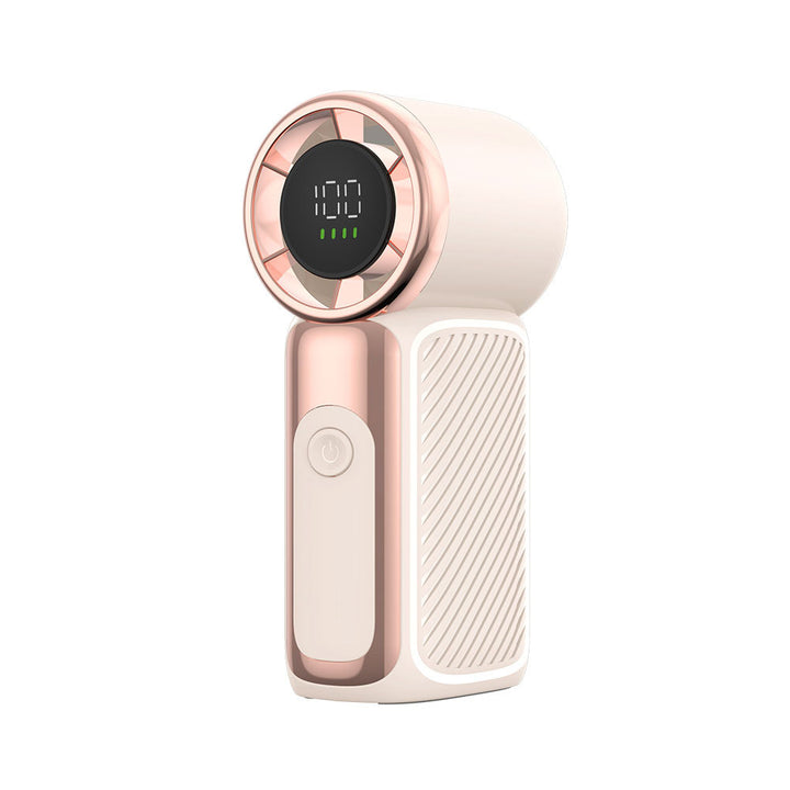 Unisex Portable Digital Display Handheld Fan Bowlift