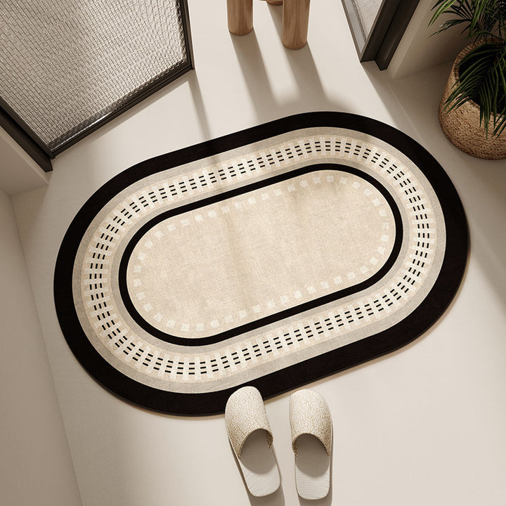 Soft Textured Cloud-Shaped Bath Mat Bowlift