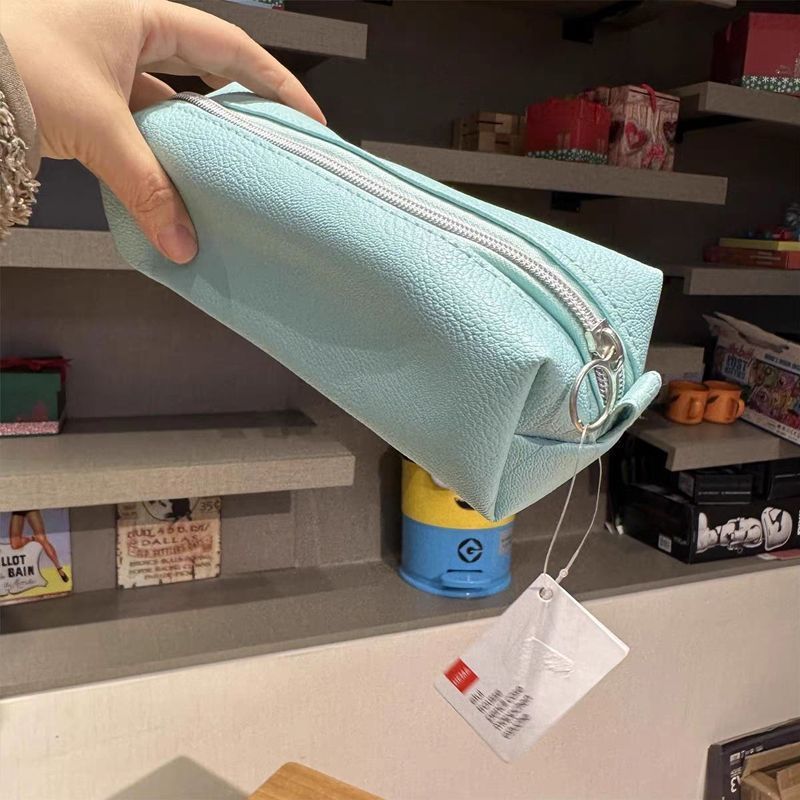 Textured Leather Pencil Case Bowlift