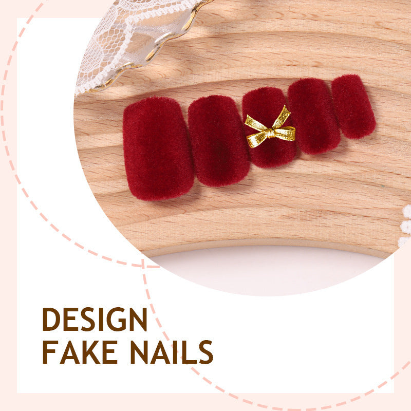 Glamorous Artificial Nail Set Bowlift
