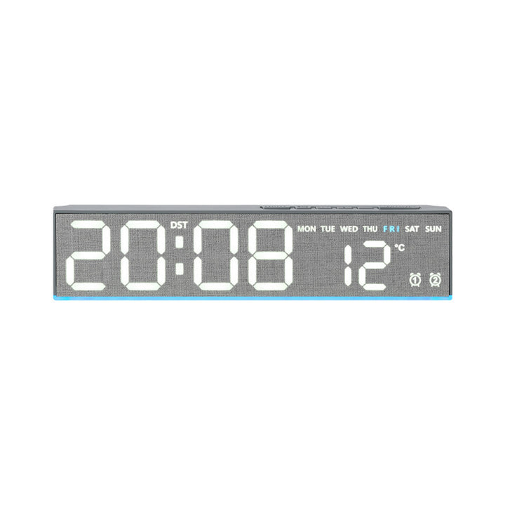 Digital alarm clock with temperature sensor and week display Bowlift