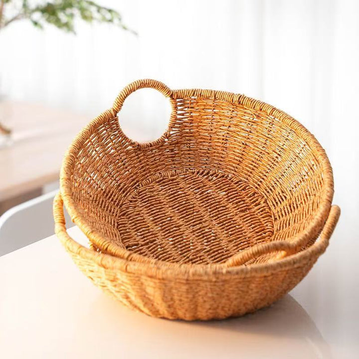Women Decorative Basket with Handles Bowlift