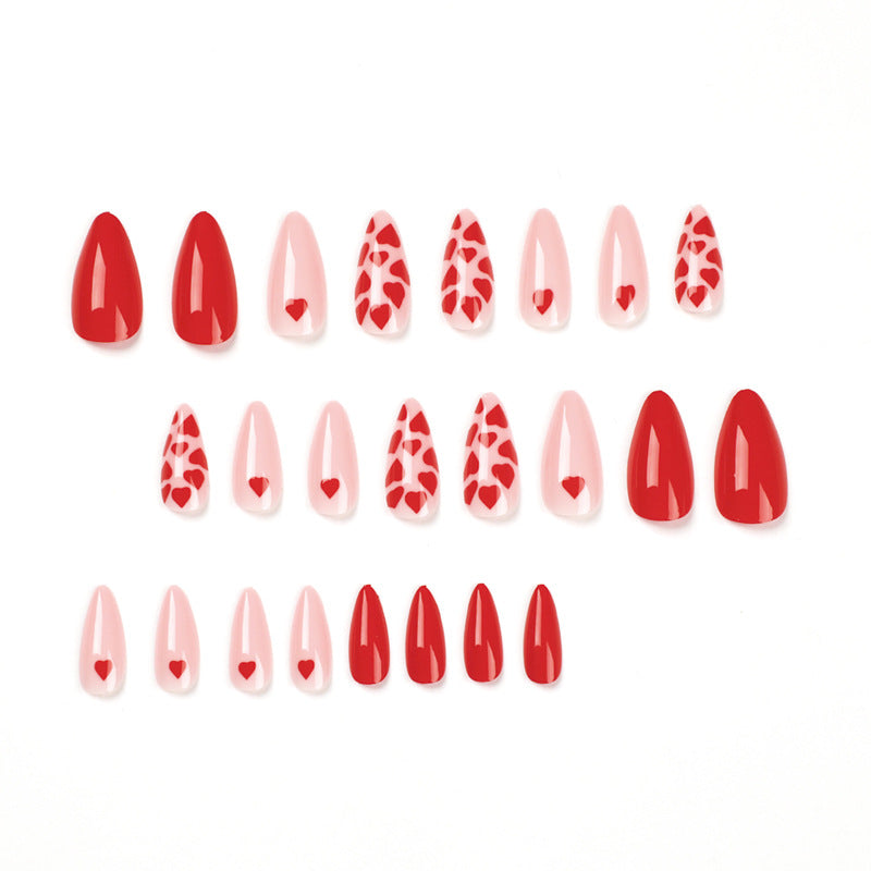 Artful Nail Art with Hearts Bowlift