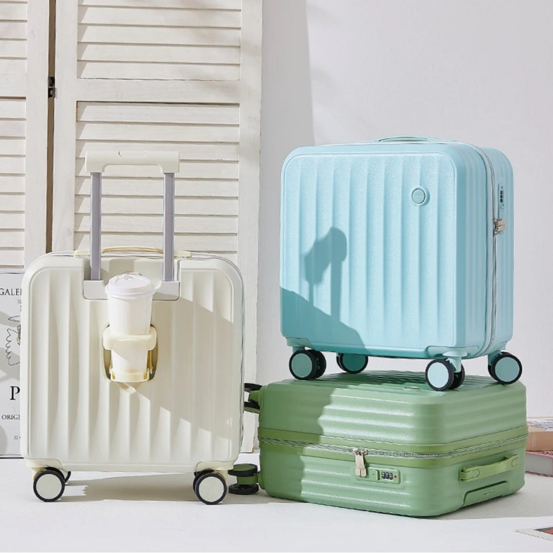 Women's Lightweight Hard-Shell Carry-On Luggage Bowlift